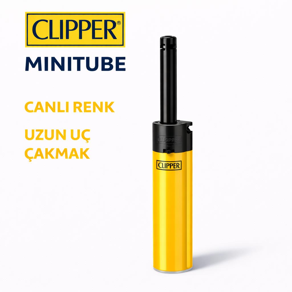 Clipper Minitube Uzun Uç Çakmak – Canlı Renk Şık Tasarım - Görsel 2