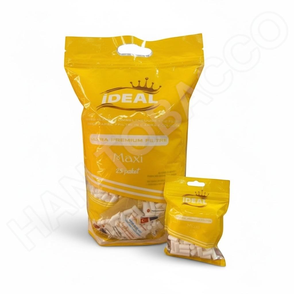İdeal Kalın Pamuklu Filtre 7.7 mm – 10 Paket (1000 Adet) Ultra Premium - Görsel 2