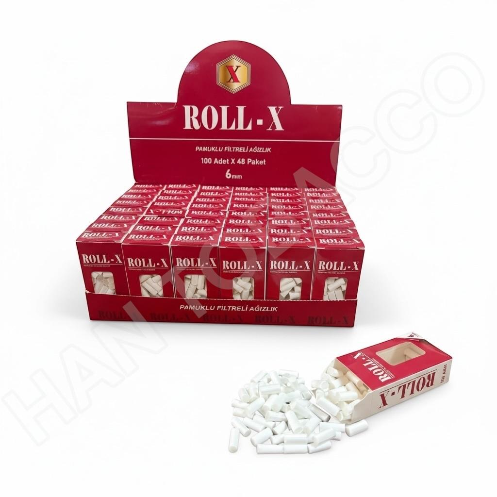 Roll-X Slim Pamuklu Filtre 6 mm – 48 Paket (4800 Adet) - Görsel 2