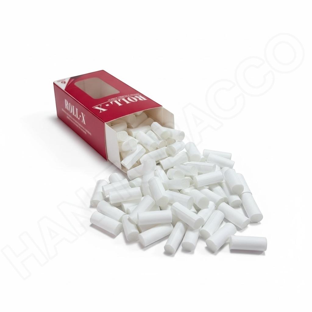 Roll-X Slim Pamuklu Filtre 6 mm – 48 Paket (4800 Adet) - Görsel 3