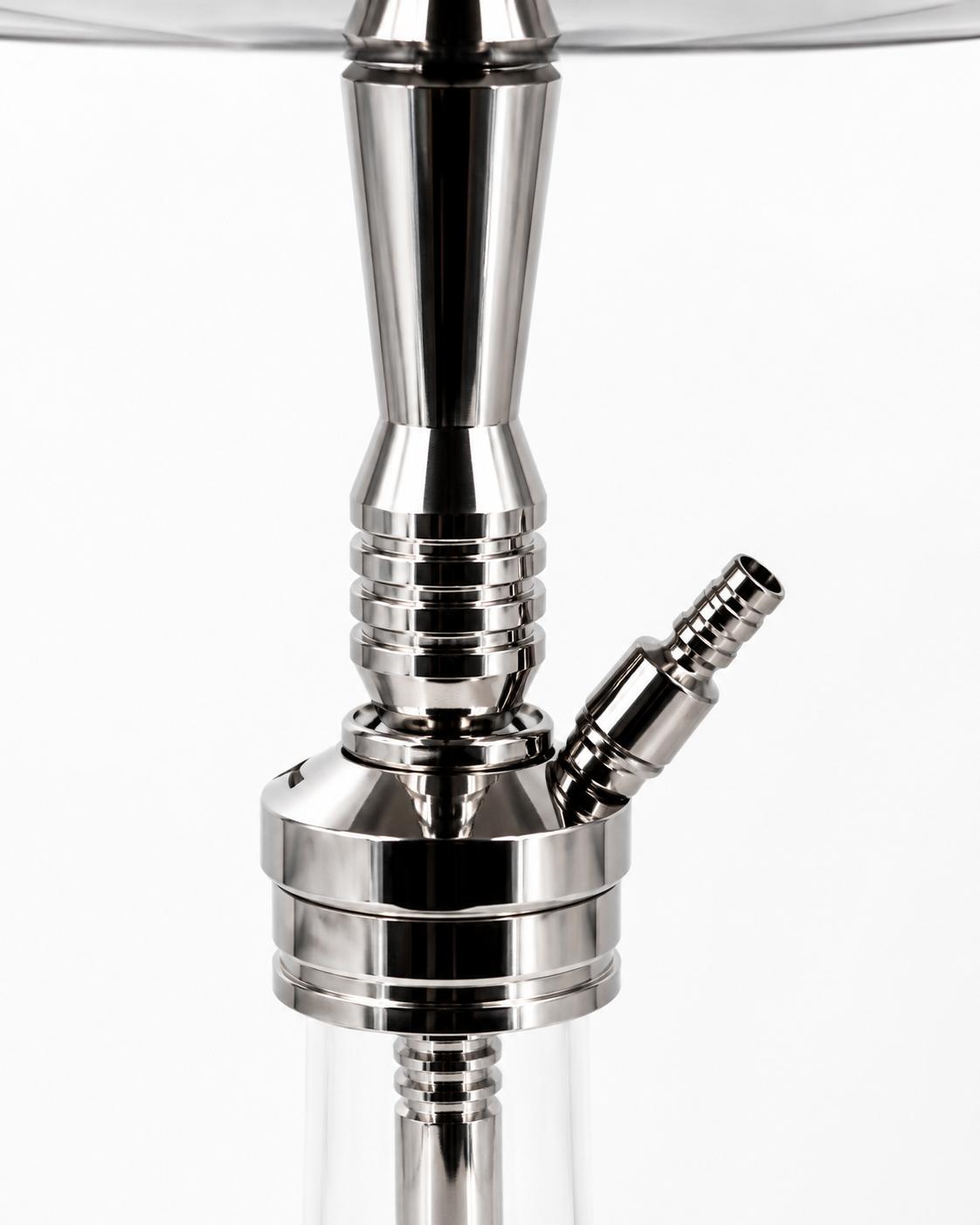 Megahed Hookah G-106 Romeo 42 cm Paslanmaz Çelik Nargile Takımı - Görsel 3