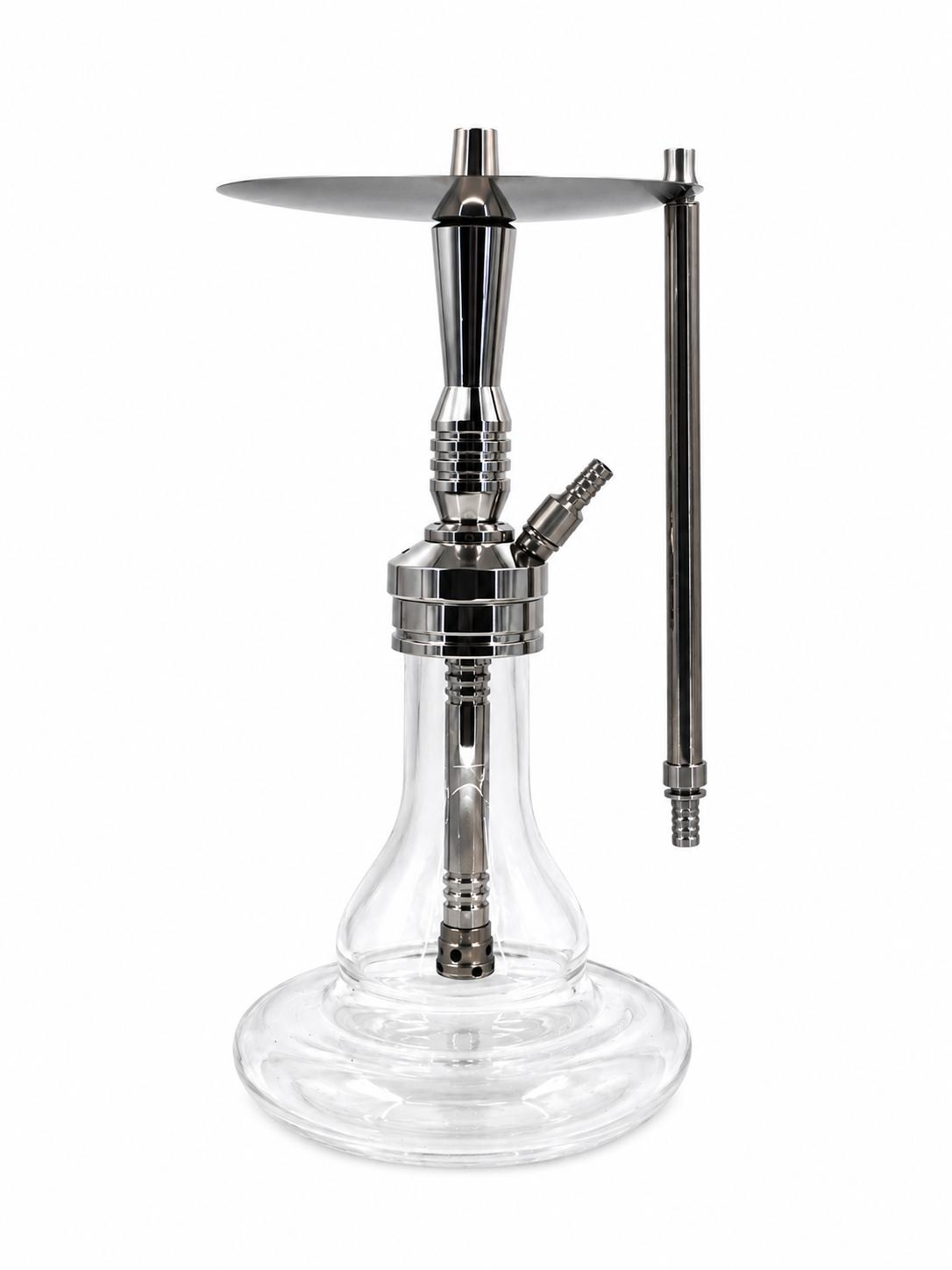 Megahed Hookah G-106 Romeo 42 cm Paslanmaz Çelik Nargile Takımı - Görsel 4