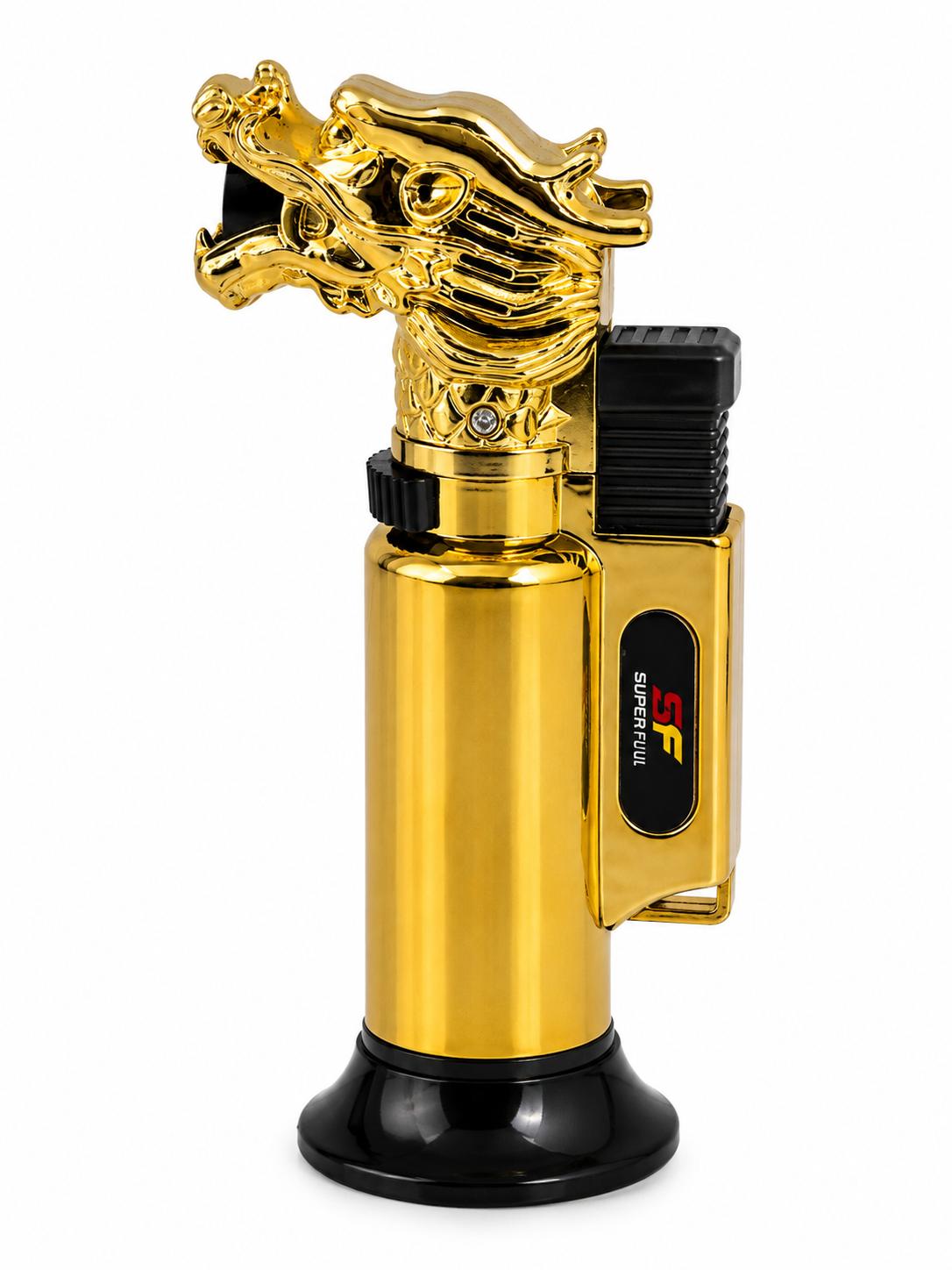 Dragon Flame Premium Ejderha Tasarımlı Jet Alevli Gazlı Çakmak - Görsel 2